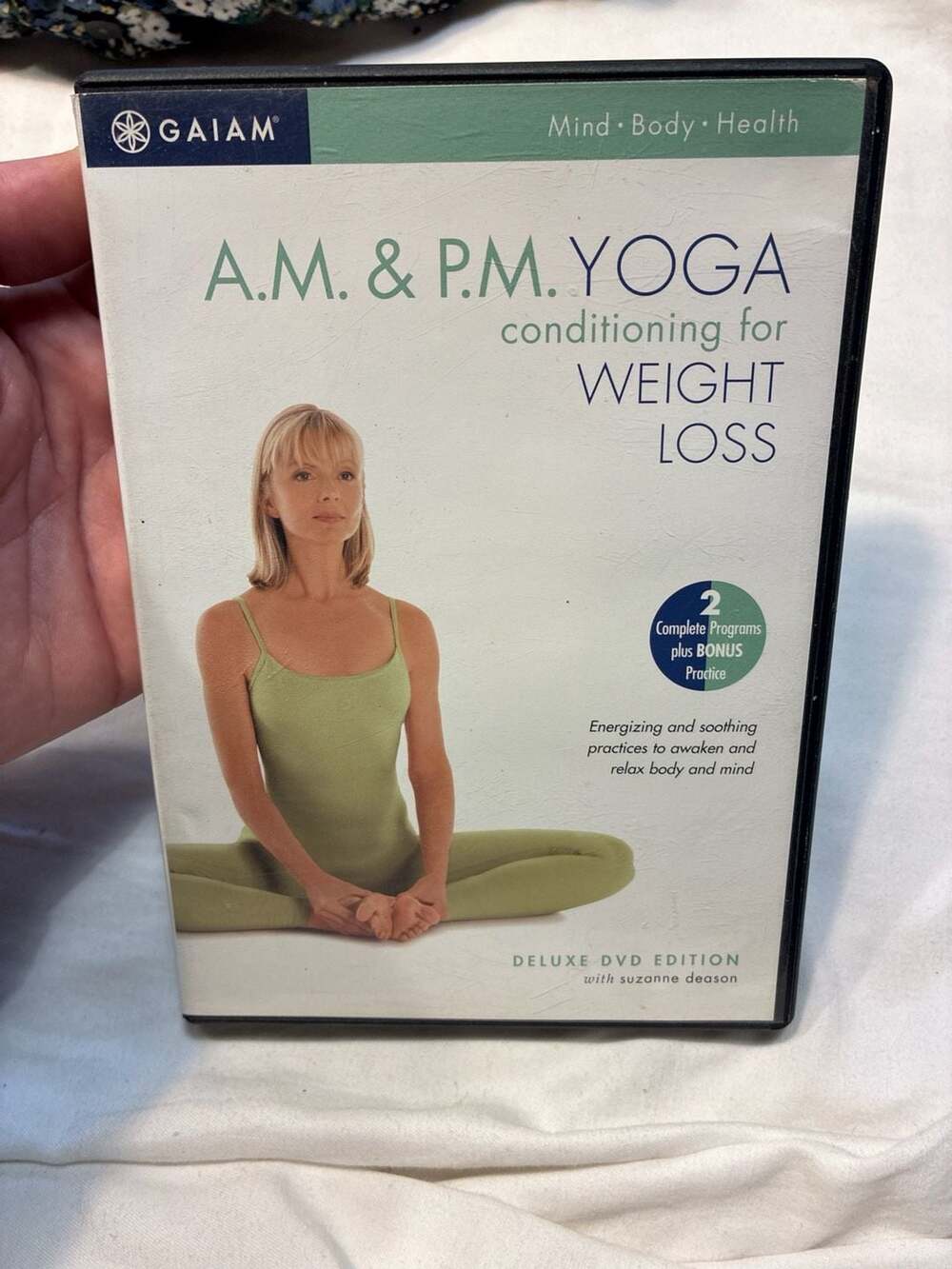 Gaiam A.M. & P.M. Yoga Conditioning for Weight Loss Deluxe DVD Edition with Suza